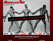 Tablet Screenshot of americantop.com.ar